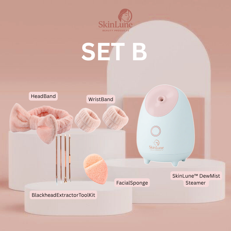 SkinLune™ DewMist Steamer with Set (Deep Pores Cleansing)