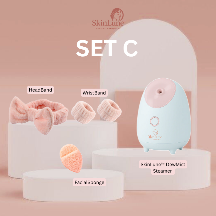 SkinLune™ DewMist Steamer with Set (Deep Pores Cleansing)