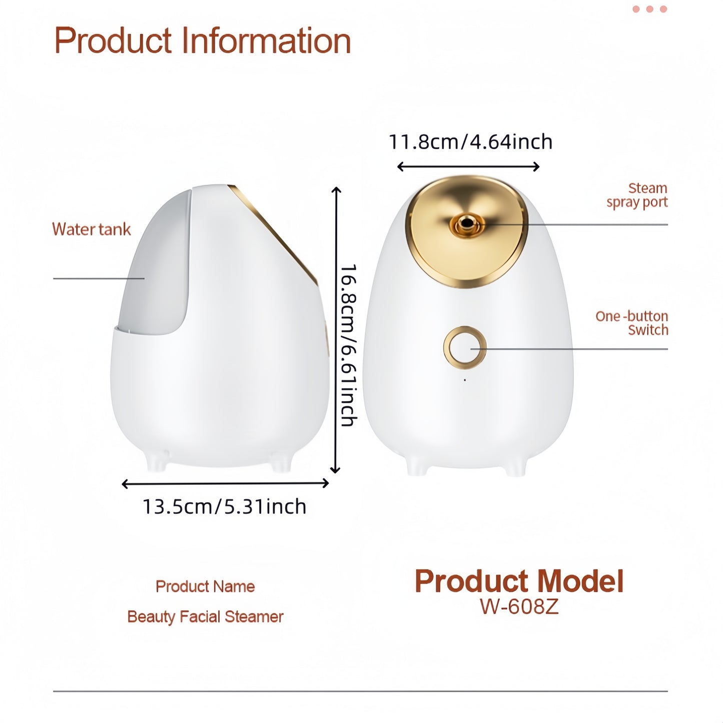 SkinLune™ DewMist Steamer with Set (Deep Pores Cleansing)
