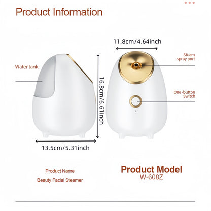 SkinLune™ DewMist Steamer with Set (Deep Pores Cleansing)