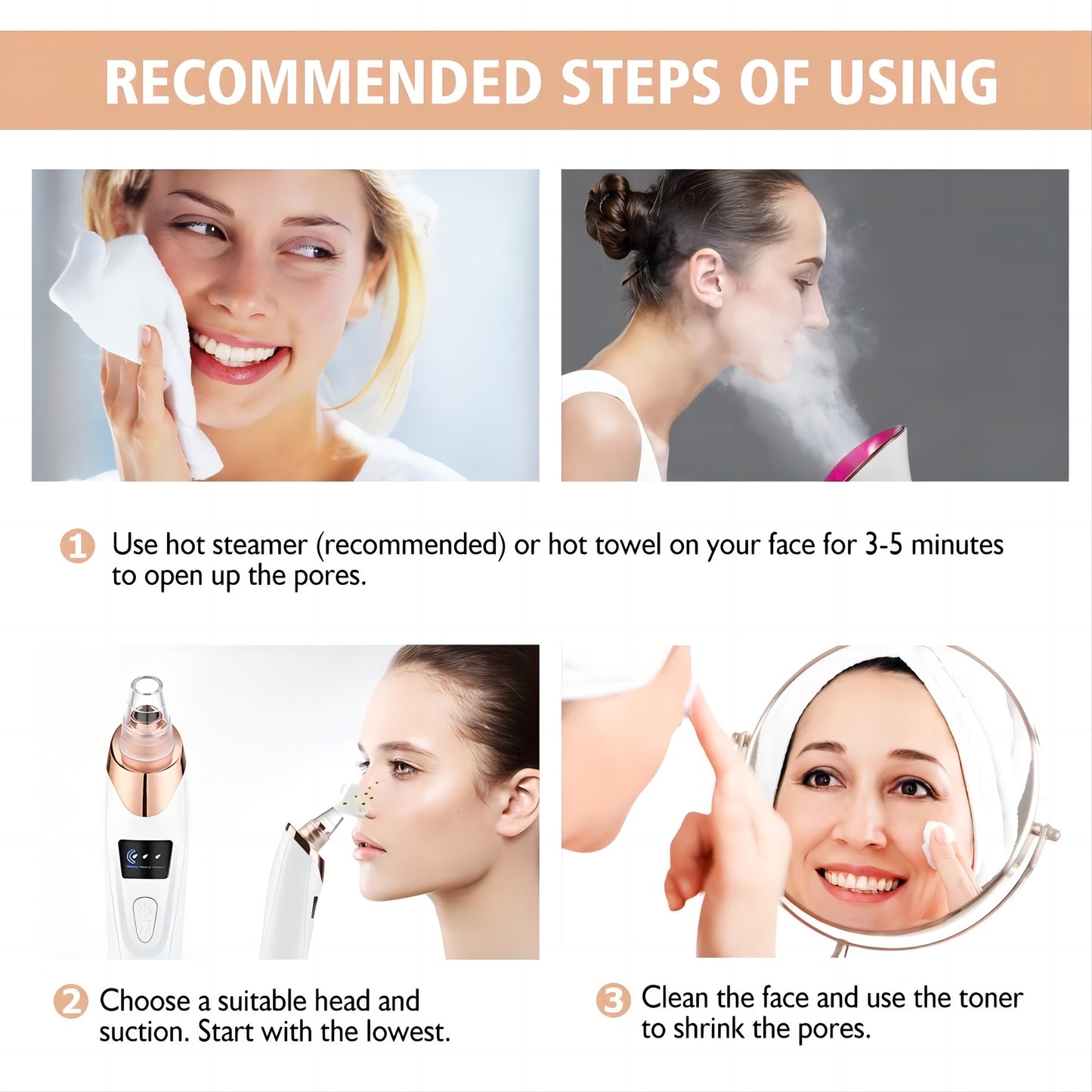 SkinLune™ ClarityGlow Vacuum (Deep Pores Cleanser)
